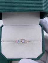 Diamond Band Ring 1.2 ct Rose Gold