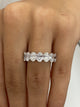 Diamond Band Ring 3.5 ct White Gold