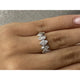 Diamond Band Ring 1 ct White Gold