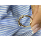 Diamond 5 Stone Ring 1.07 Carat White Gold 14K