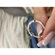 Diamond Half Eternity Ring 0.84 Carat White Gold 14K
