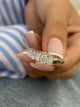 Diamond Stackable RIng 1.32 Carat White Gold 14K