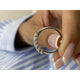 Diamond Stackable RIng 1.32 Carat White Gold 14K