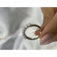 Diamond 7 Stone Ring 1.07 Carat White Gold 14K