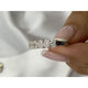 Diamond 7 Stone Ring 1.07 Carat White Gold 14K