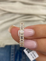 Diamond Half Eternity Band 1.61 Carat Yellow Gold 14K