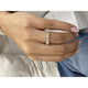 Diamond Half Eternity Band 1.61 Carat Yellow Gold 14K