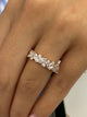Diamond Band Ring 1.3 ct Rose Gold