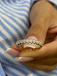 Diamond Stackable Ring 0.52 Carat Yellow Gold 14K