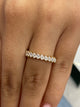 Diamond Band Ring 0.5 ct Yellow Gold
