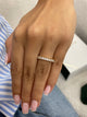 Diamond Stackable Ring 0.52 Carat Yellow Gold 14K