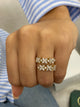 Diamond Wrap Ring 1.09 Carat Yellow Gold 14K