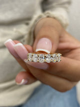 Diamond Stackable Ring 1.14 Carat Yellow Gold 14K