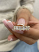 Diamond Stackable Ring 1.14 Carat Yellow Gold 14K