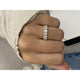 Diamond Stackable Ring 1.14 Carat Yellow Gold 14K