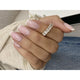 Diamond Stackable Ring 1.14 Carat Yellow Gold 14K