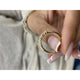 Diamond Stackable Ring 1.14 Carat Yellow Gold 14K