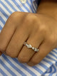 Diamond Half Eternity Band 0.79 Carat White Gold 14K
