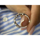 Diamond Half Eternity Band 0.79 Carat White Gold 14K