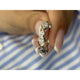 Diamond Half Eternity Band 0.79 Carat White Gold 14K