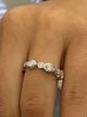 Diamond Band Ring 0.7 ct White Gold
