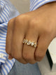 Diamond Band Ring 1.1 ct Yellow Gold