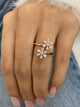 Diamond Fashion Ring Ring 0.6 ct Rose Gold
