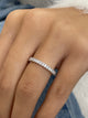Diamond Band Ring 0.2 ct White Gold