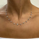 Diamond Chain Necklace 1.9 ct White Gold
