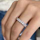 Diamond Eternity Ring 2.7 ct White Gold