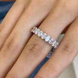 Diamond Eternity Ring 3.3 ct White Gold