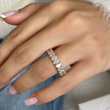 Diamond Eternity Ring 4 ct Yellow Gold
