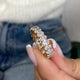 Diamond Eternity Ring 4.06 Carat Yellow Gold 14K