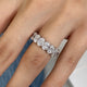 Diamond Eternity Ring 5 ct White Gold