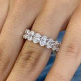 Diamond Eternity Ring 5 ct White Gold