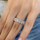 Diamond Eternity Ring 5.63 Carat White Gold 14K