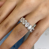 Diamond Eternity Ring 5 ct White Gold