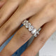 Diamond Eternity Ring 5 ct White Gold