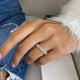 Diamond Eternity Ring 3.88 Carat Yellow Gold 14K