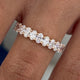 Diamond Band Ring 1.7 ct Rose Gold