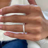 Diamond Eternity Ring 1.73 Carat Rose Gold 14K
