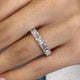 Diamond Eternity Ring 4 ct White Gold