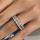 Diamond Eternity Ring 8.25 Carat White Gold 14K