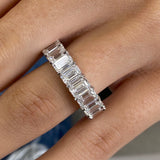 Diamond Eternity Ring 5 ct White Gold