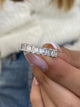 Diamond Eternity Ring 4.86 Carat White Gold 14K