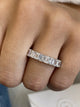 Diamond Eternity Ring 5 ct White Gold