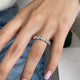 Diamond 5 stone ring 1.64 Carat White Gold 14K