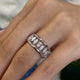 Diamond Band Ring 2.02 Carat White Gold 14K