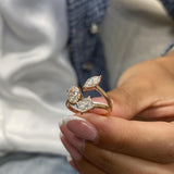 3-Stone Ring 1.7ct TCW, 14K Gold
