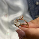 3-Stone Ring 1.7ct TCW, 14K Gold